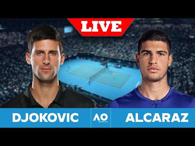 Novak Djokovic vs Carlos Alcaraz LIVE AUSTRALIAN OPEN FINALS #alcaraz #djokovic #atp