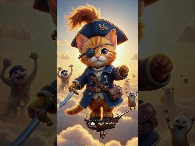 Captain Meow: The Cutest Pirate to Ever Sail the Seven Seas ‍️
