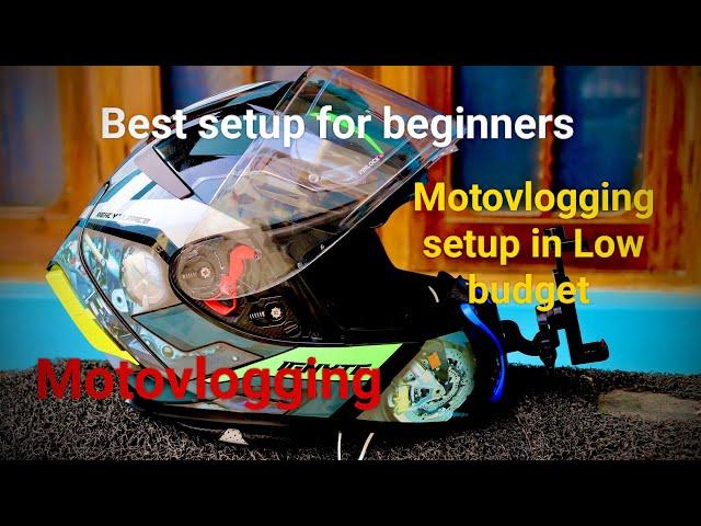 Low budget Motovlogging Setup| Best for beginners