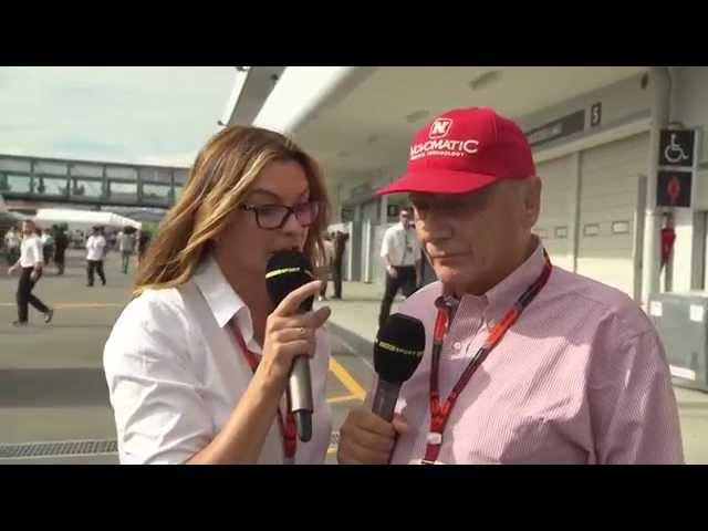 2015 Japan - Pre-Qualifying: Niki Lauda on Button - 'Ron, pay him the money, he's worth it'