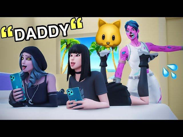 I CAUGHT MY SUS GIRLFRIEND playing with her *KITTY*!  (FORTNITE)