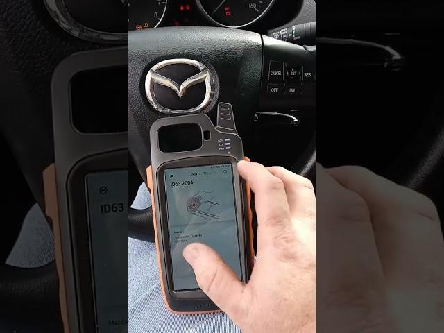 Using Xhorse KEY TOOL MAX with obd tool and a super chip to program transponder key - 2010 MAZDA 3