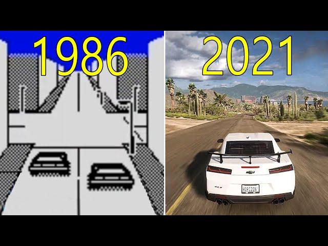 Evolution of Open World Driving Games 1986-2021