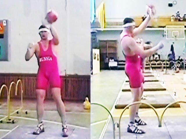 Andrey Kravtsov - kettlebell snatch / Андрей Кравцов - рывок гири