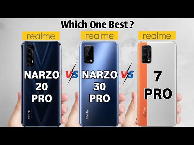 Realme Narzo 30 Pro vs Realme Narzo 20 Pro vs Realme 7 Pro