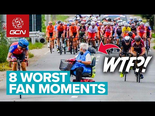 You Wouldn't Believe These 8 Worst Cycling Fan Moments!