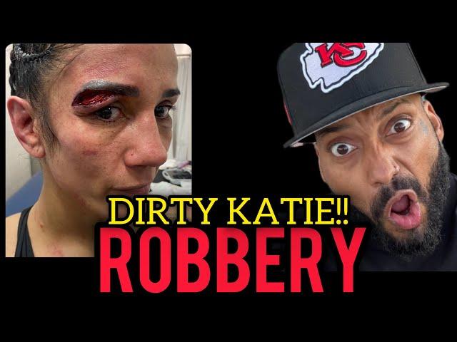 (ROBBERY!) “Amanda Serrano Robbed Again.” Katie Taylor Headbutts Should Have Been Disqualified.