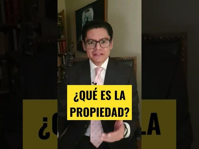 ¿QUÉ ES EL DERECHO DE PROPIEDAD? #derecho #DerechoCivil