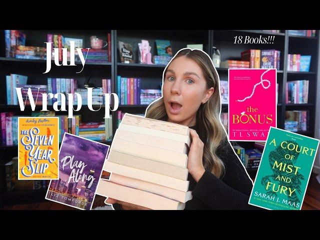 The 18 Books I read in July!!! July Reading Wrap Up 