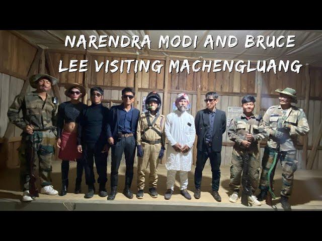 Narendra Modi and Bruce Lee visiting Machengluang  during Christmas#christmas #entertainment