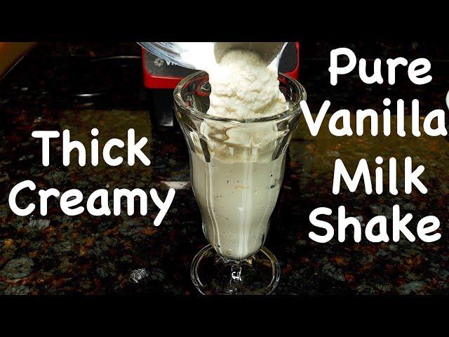 Perfect Vanilla Milkshake Recipe