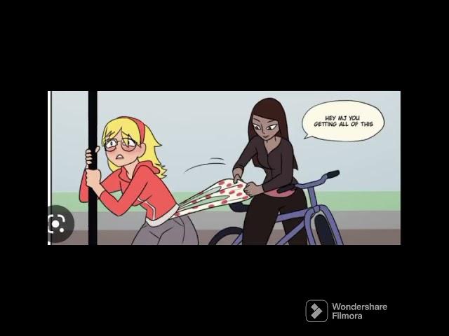 Gwen Stacy bike wedgie ride