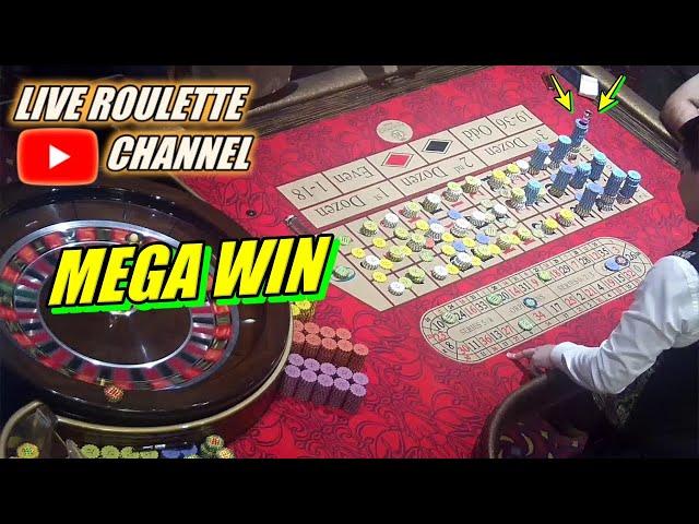 LIVE ROULETTE |  MEGA WIN  Amazing Session In Las Vegas Casino  Insane Betting  2023-07-10