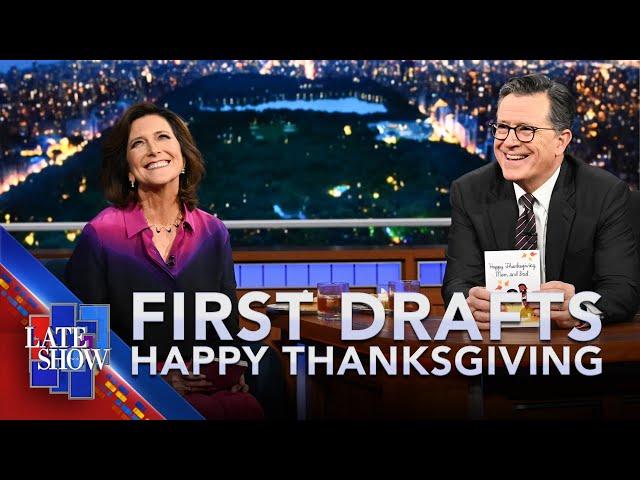 First Drafts: Thanksgiving 2024 with Evie Colbert