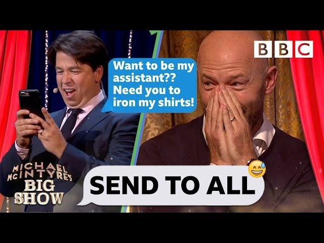 Send To All with Alan Shearer | Michael McIntyre's Big Show - BBC