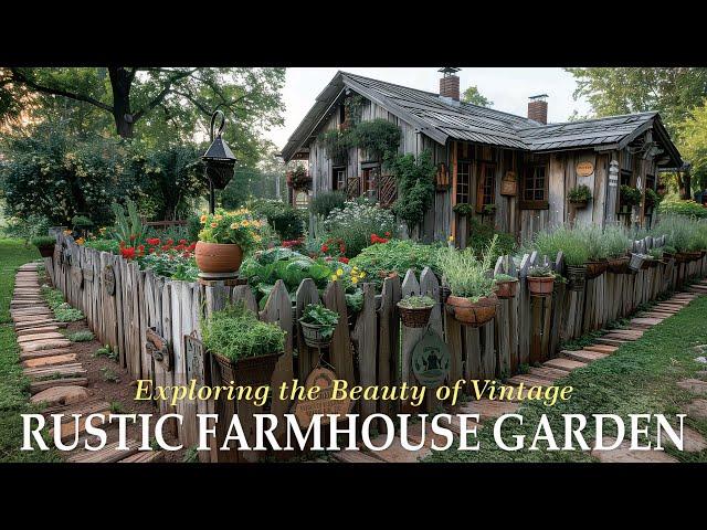 Bringing the Countryside Home: Rustic Farmhouse Garden Ideas