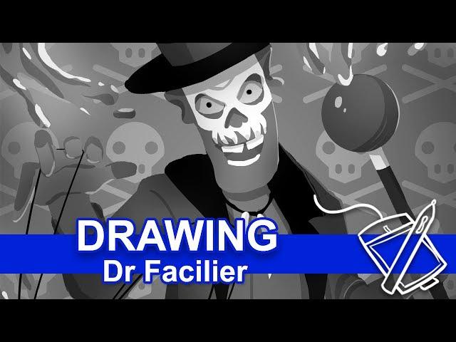 Dr Facilier #DisneyDrawingChallenge2017