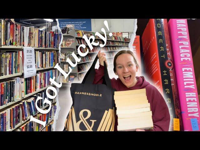 Book Thrifting = 4 Thrift Stores & MASSIVE Book Haul 