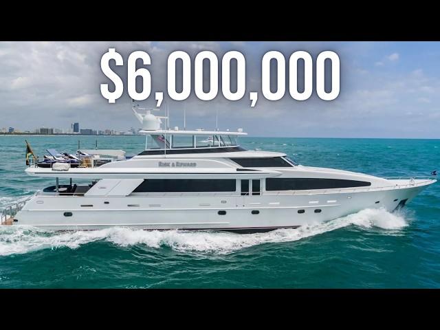 $6,000,000 120' Crescent Raised Pilothouse SuperYacht Tour | Luxury Yacht Walkthrough