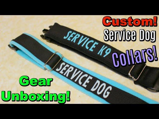 Unboxing Custom Service Dog Collars!