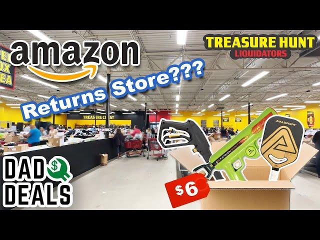 Insane Deals Galore! Shopping at Amazon Returns Store: Treasure Hunt Liquidators | Dad Deals