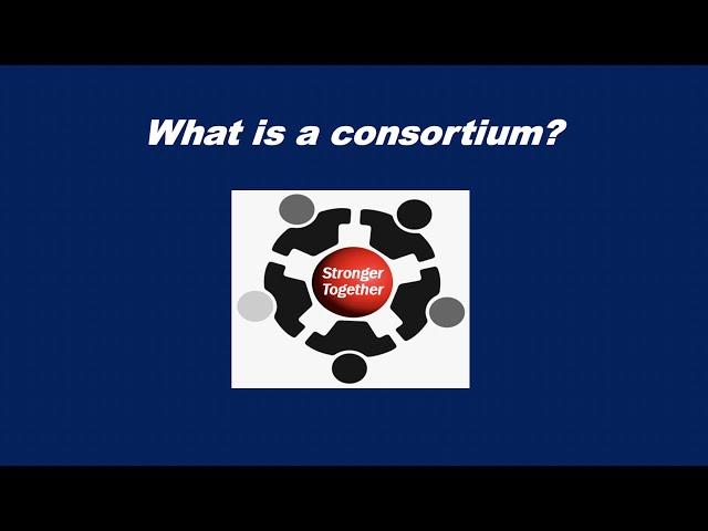 What is a consortium?