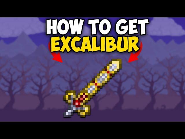 How to Get Excalibur in Terraria 1.4.4.9 | Excalibur craft terraria