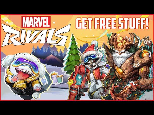 How To Unlock FREE Winter Celebration Event Items in Marvel Rivals