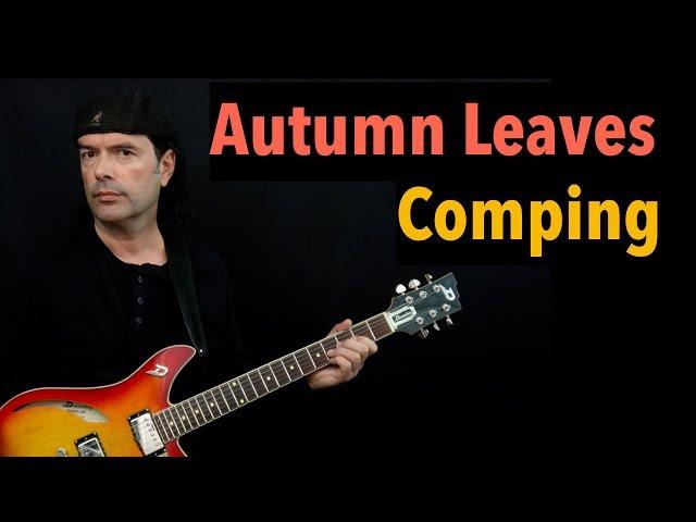 Autumn Leaves (Gm) - Comping - Jazz Guitar Lesson by Achim Kohl