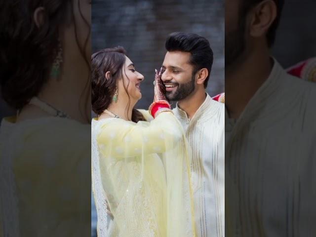 Rahul Vaidya and Disha parmar beautiful wedding photo shoot #rahulvaidya #dishaparmar #shorts