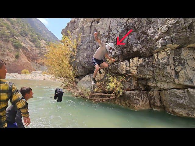 Hyder's family nomadic adventure in the fishing river and wild bees