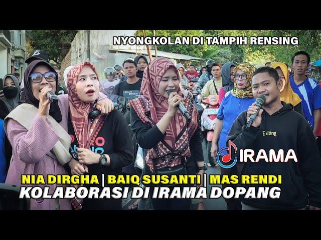 Mantap !! Bertemunya Mas Rendi,Baiq Susan Duet Bareng Nia Dirgha Irama Dopang Live Di Tampih Rensing