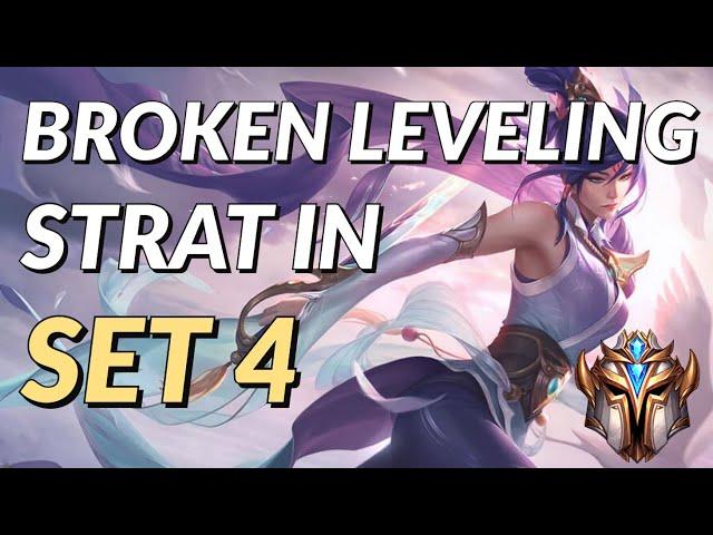 The NEWEST leveling strategy CHALLENGER players are using in SET 4