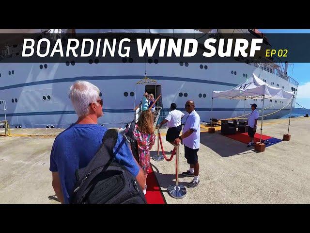 Boarding Windstar Wind Surf | Cruise Tour Review 2024 #365sol