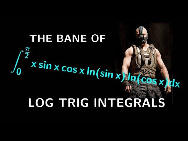 A RIDICULOUSLY AWESOME INTEGRAL: int 0 to π/2 xsin(x)cos(x)ln(sin(x))ln(cos(x))