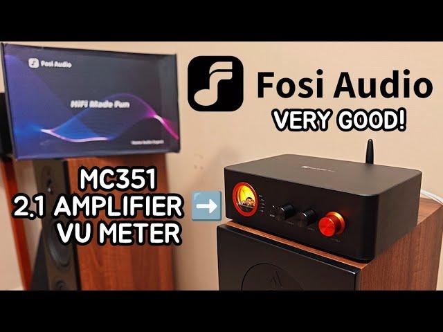 Fosi Audio MC351 - Soundtest  "VU METER & 2.1 SYSTEM!"