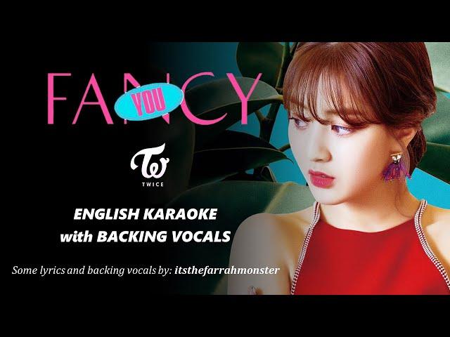 TWICE - FANCY - ENGLISH KARAOKE with BACKING VOCALS