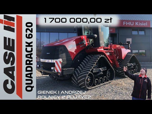 Co Andrzej robi w nowym traktorze CASE IH QUADRACK 620 Gienek Andrzej rolnicy z Podlasia