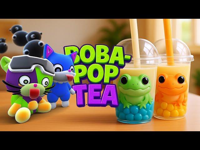 Boba- Pop Tea !  Bubble Trouble Fizzy!  Taco Chu #boba #bobatea #inflatable