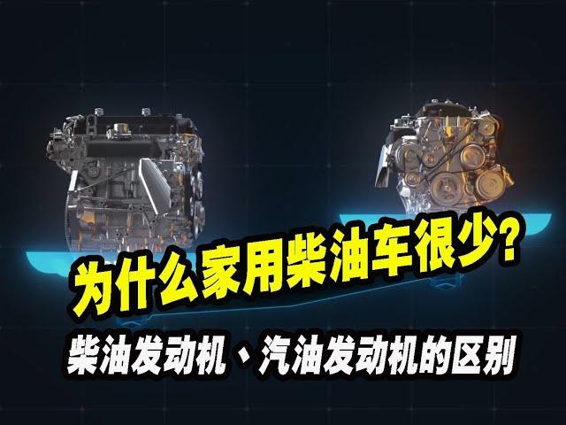 柴油發動機和汽油發動機有什么區別？為什么家用柴油車型很少？