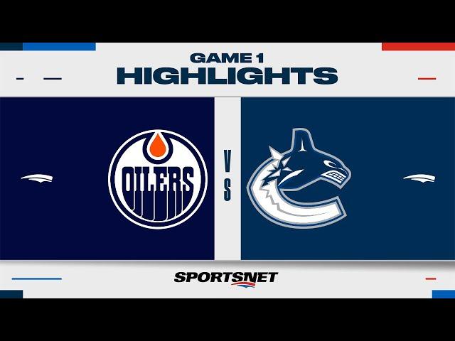 NHL Game 1 Highlights | Oilers vs. Canucks - May 8, 2024