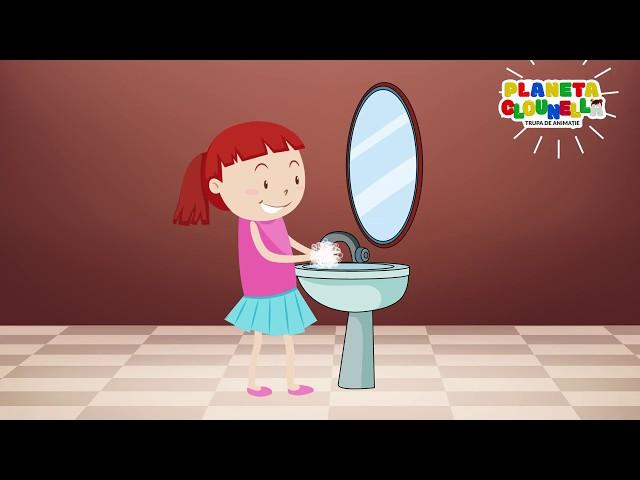 Trupa Planeta Clounella - Igiena | Cantece  animate pentru copii |  animatie | cintece | claunela