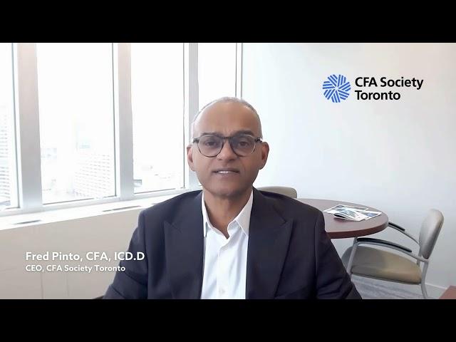 Event Invitation from Fred Pinto, CEO of CFA Society Toronto | March 21 with Bank of Canada