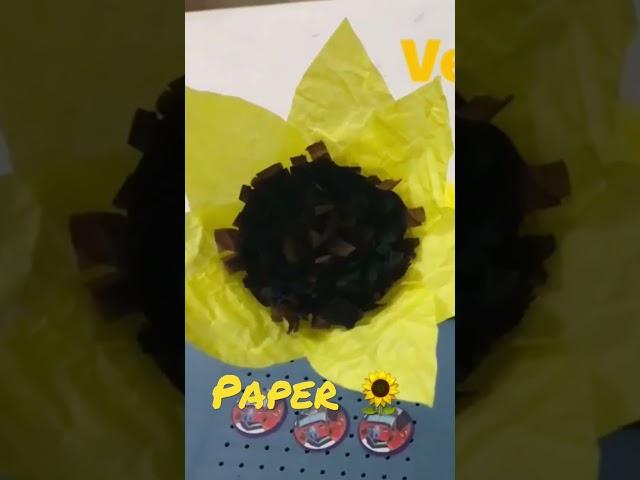 Paper Sunflowers