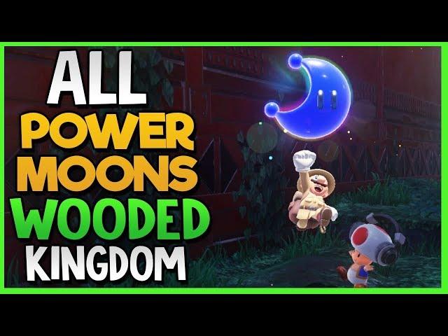 All Power Moon Locations in Wooded Kingdom in Super Mario Odyssey