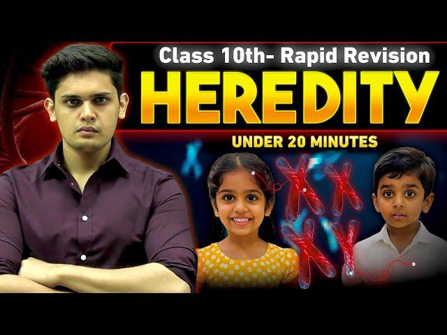 Heredity and Evolution in 20 Minutes| Class 10th | Rapid Revision | Prashant Kirad