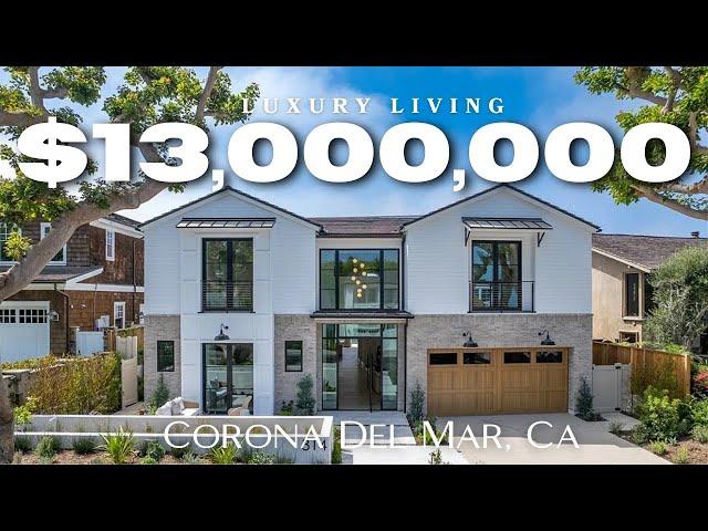 $13,000,000 Corona Del Mar Luxury Home Tour | 314 Evening Cyn