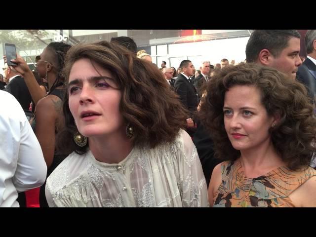 Gaby Hoffmann ('Transparent') on 2016 Emmys red carpet