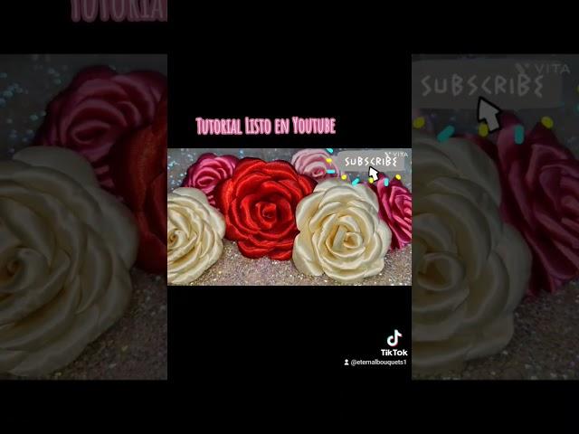 Rosas eternas Fáciles paso a paso. #rosaseternas