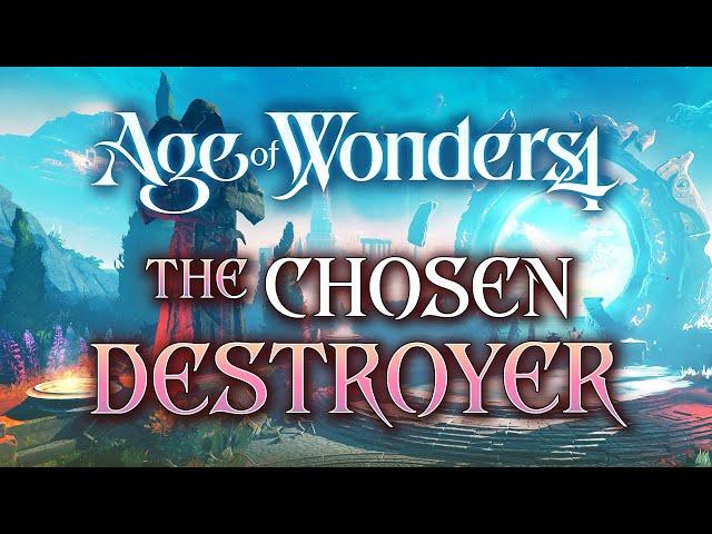 Age of Wonders 4 - The Chosen Destroyer Challenge! [Full AoW4 Gameplay]